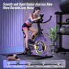 Exercise Bike-Stationary Bikes Indoor Cycling Bike, Workout Bike Belt Drive Black Orange Indoor Exercise Bike