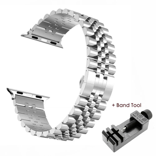 Apple Watch Stainless Steel Strap - Elegant Durable Design