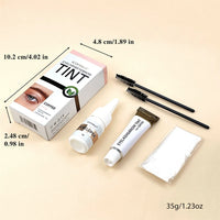 ICONSIGN Eyelashes and Eyebrow Tint Dye Eyebrow Dye Waterproof Long-lasting Eyebrow Brow Kit Semi Permanent Eyebrow black brown