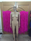 Large Feather Wing Backpiece with Shoulder Straps