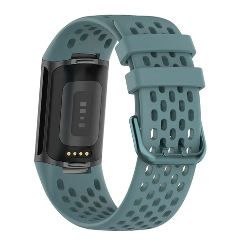 Fitbit Charge 5 6 Silicone Band - Soft Flexible Waterproof