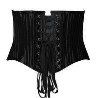 24 Steel Bone Underbust Corset Heavy Duty Waist Trainer Cincher Bustier