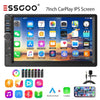 ESSGOO 7 Inch 2 DIN Car Stereo Radio Wired Carplay Android Auto MP5 Player Touch Screen USB/TF CAM AUX FM Bluetooth Head Unit