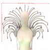 Curved Multi-Arm Backpiece Frame with Attachment Loops