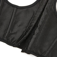 Gothic Underbust Corset Top Strapped Curve Shaper Punk Slimming Waist Belt