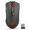 Redragon M652 Optical 2.4G Wireless Mouse with USB Receiver, Portable Gaming & Office Mice, 5 Adjustable DPI Levels