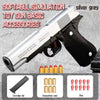 Mechanical Automatic Desert Eagle Toy Gun Shell Ejection Airsoft Pistol Continuous Firing Soft Bullet Toy for Children Shooting