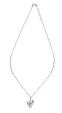 Desert Bloom Saguaro Cactus Necklace
