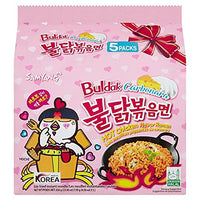 Samyang Buldak Carbonara HOT Chicken Ramen (130g) (Korea) 5-pack