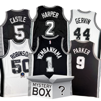 Autographed/Signed San Antonio Basketball Jersey Mystery Box with PSA JSA or Beckett COA