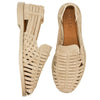 Zelli Italia 06-115-SND SANDALI Woven Leather Slip-On Sandal, Sand