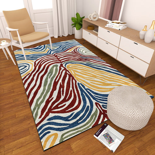 Premium Hand-Tufted Rug Made of 100% Wool  - Savanna - 6x9 Feet