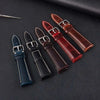 Amazfit Band Vintage Oil Wax Leather Watch Strap Cowhide Buckle