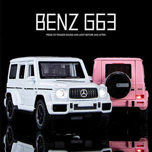 1:32 Benz G63 SUV Alloy Model Car Toy Diecasts Metal Casting Sound and Light Car Toys For Children Vehicle