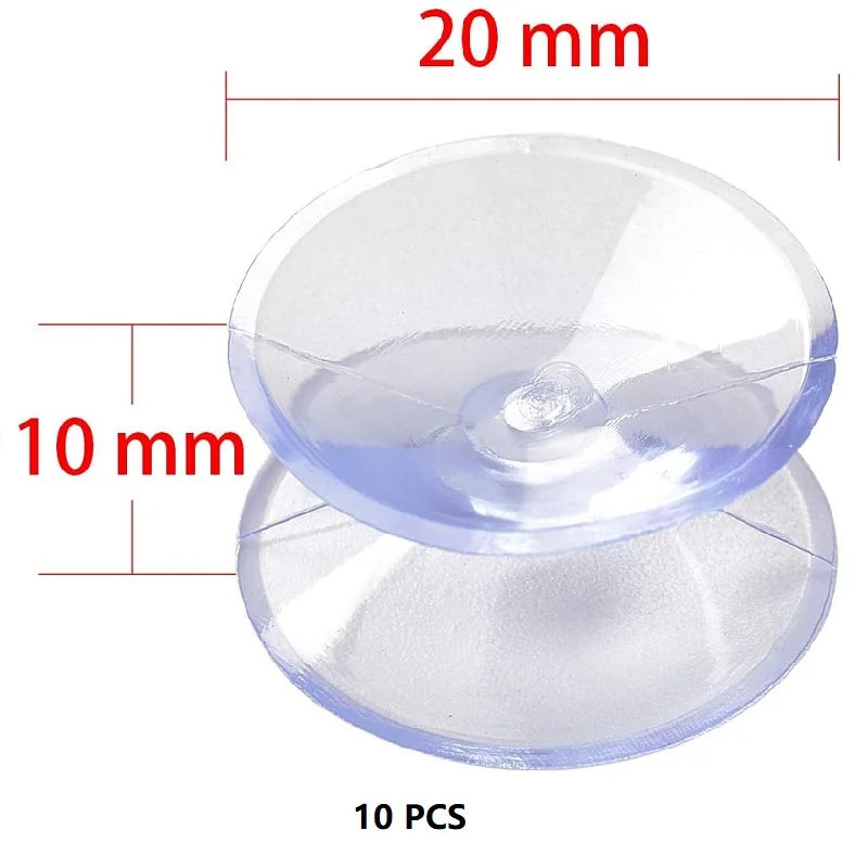 20/30/40mm Double Sided Suction Cup Vacuum Double-sided Sucker for Glass Table Top Non-slip Bumpers Spacers Window Suction Cups