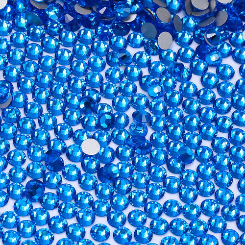 SS3-SS60 Blue Series Non-Hotfix High Quality Glass Flatback Rhinestones