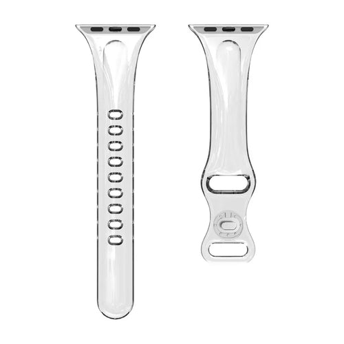Apple Watch Transparent Strap - Soft Rubber - Clear Design