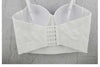 Crystal Beaded Bustier Corset Crop Top Nightclub Party Bralette