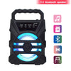 500mAh Bluetooth speaker Sound box high power bluetooth speakers TF Udisk karaoke handheld sound subwoofers for dancing