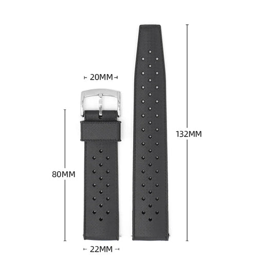 Motorola Moto Silicone FKM Watch Band Strap Classic Tropical Style