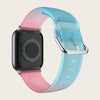 Apple Watch Silicone Strap - Colorful Floral Pattern Band