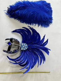 The Stardust Samba Enchantment – Exquisite Feathered Dance & Stage Headdress