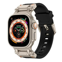 Apple Watch Silicone Metal Band - Premium Durable Strap