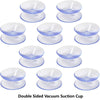 20/30/40mm Double Sided Suction Cup Vacuum Double-sided Sucker for Glass Table Top Non-slip Bumpers Spacers Window Suction Cups