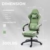 Gaming Chair Breathable Fabric Computer Chair with Pocket Spring Cushion,Comfortable Office Chair with Gel Pad and Storage Bag