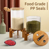 Flour And Cereal Container 5L/7.5L Rice Dispenser Creative Glass Food Storge For Kitchen Organization