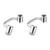 1080° Rotatable Extension Faucet Sprayer Head Universal Faucet-Extender 2 Modes Stainless Steel Bathroom Tap Extend Adapter