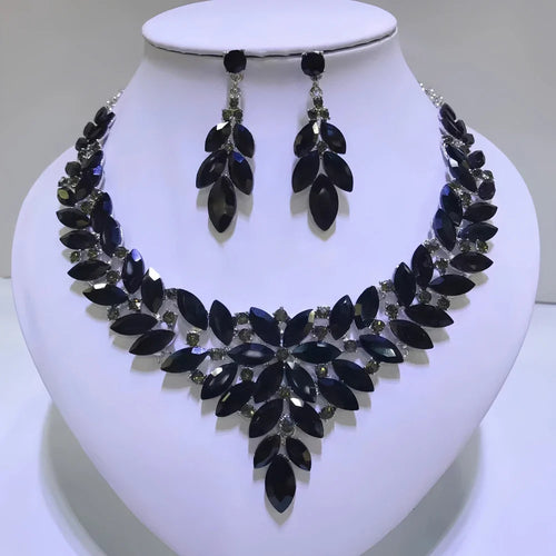 Statement Necklace Earrings Set