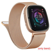 Fitbit Versa & Sense Magnetic Steel Band - Elegant Design