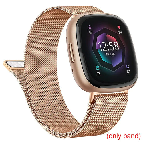 Fitbit Versa & Sense Magnetic Steel Band - Elegant Design