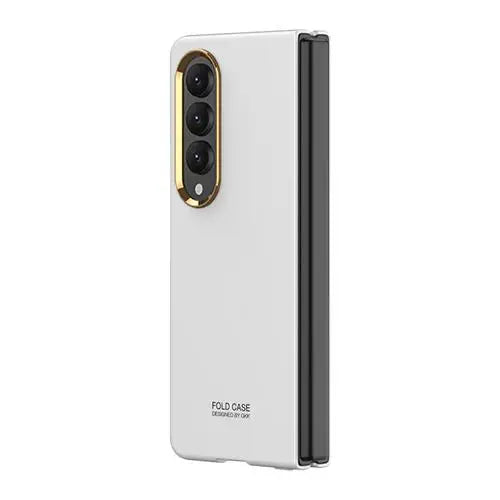 Luxury Case For Samsung GalaxyZ Fold 4 Cover Solid Color Fold4 Hard PC Case For Samsung Z Fold 4 Shock-proof Case