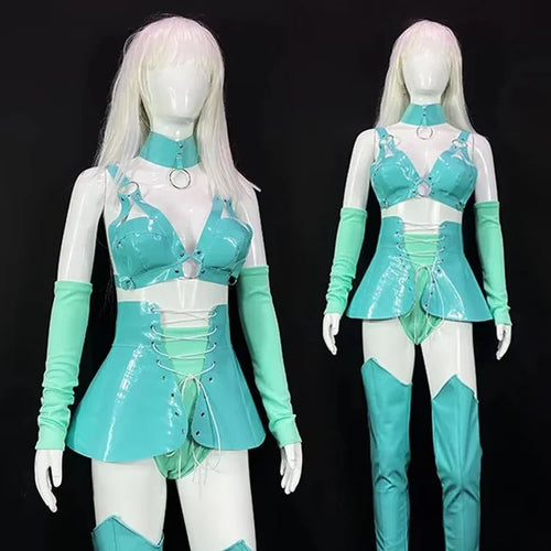 The Stardust Mint Mirage – 5-Piece Gogo Performance Set