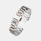 silver rose gold stripe / 22mm