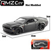 CCA 1/36 Dodge Challenger SRT Hellcat Assembled Modified Toy Car Model For Boys Kid Diecast Metal Free Wheels Collection Gift