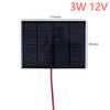 Solar Panel 3/5W 5/12V Micro Solar Board Portable Fast Charger Polysilicon DIY Solar Cells System Mini Outdoor Battery Charger