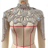 Rhinestone Necklace Shoulder Tassel Body Jewelry