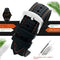 black orange - silver / 22mm