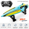 30KM/H RC High Speed Racing Boat Speedboat Remote Control Ship Water Game Kids Toys Children Birthday Gift