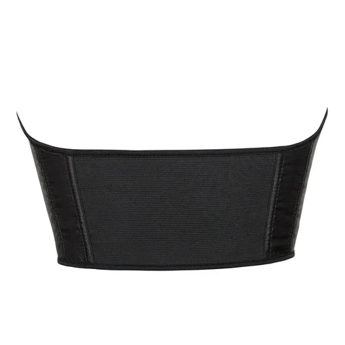 Gothic Underbust Corset Top Strapped Curve Shaper Punk Slimming Waist Belt