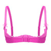 Lace Underwire Half-Cup Push-Up Bra