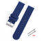 blue-silver clasp / 24mm