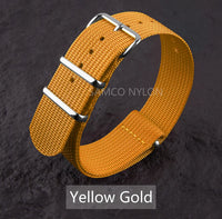 COROS Nylon Ribbed Watch Band For Smartwatch - Military Washable Strap