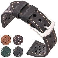 Samsung Galaxy Watch Leather Band - Breathable Classic Style