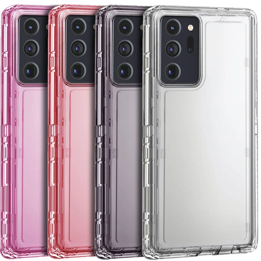 For Samsung Galaxy Note 20/Note 20 Ultra 5G Phone Case Hybrid Rugged Shockproof Protective Heavy Duty Hard Transparent Cover