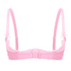 Lace Underwire Half-Cup Push-Up Bra