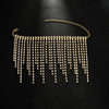 Rhinestone Fringe Tassel Ankle Chains